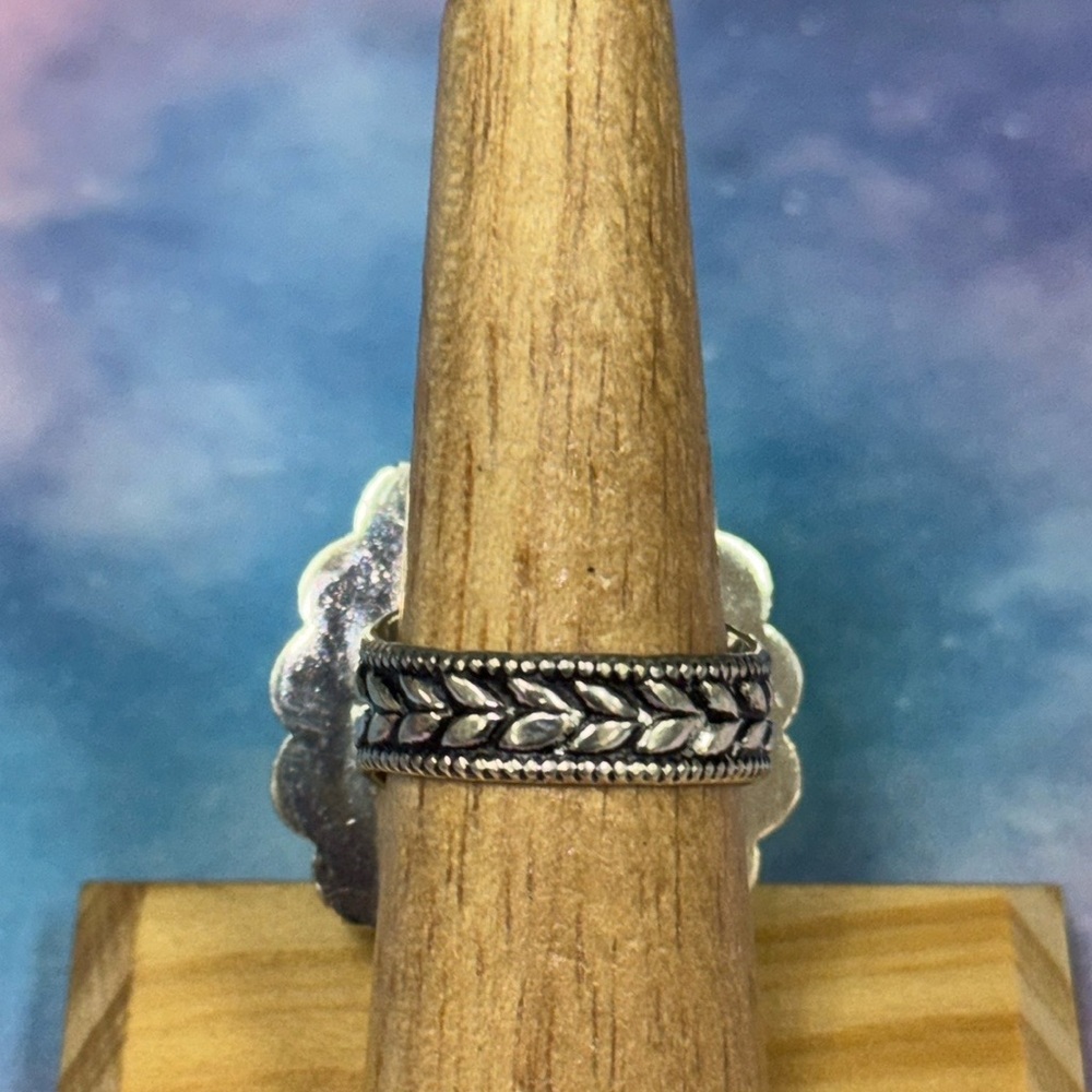 Moonstone Silver Poison Ring - image 8